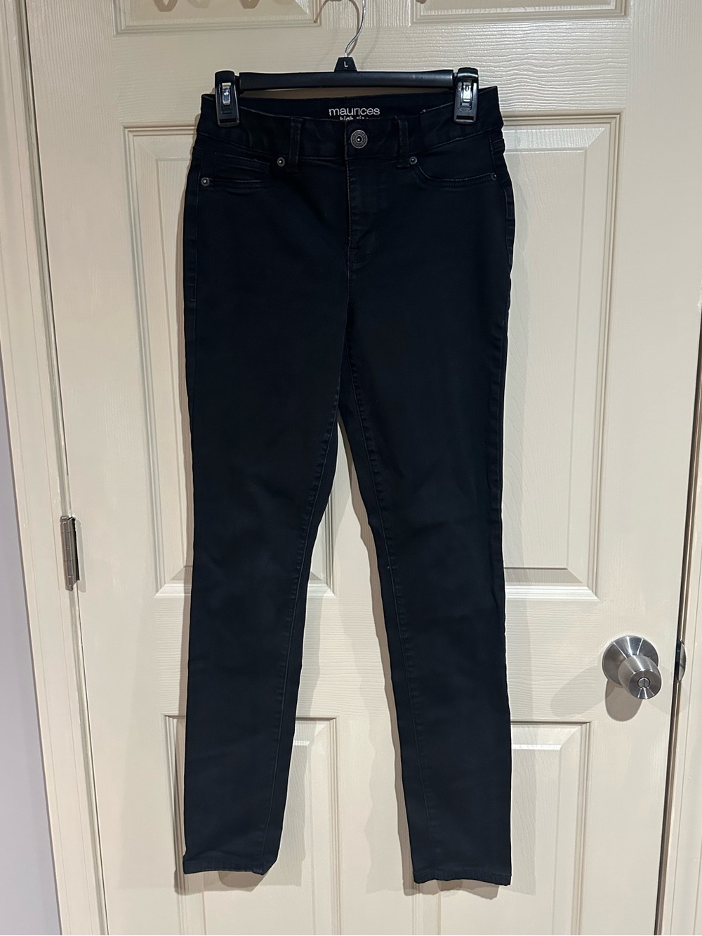 Maurices Black High Rise Skinny Jeans for Women